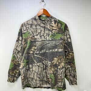 Vintage Real tree Camo Jerzees Long Sleeve Shirt Large